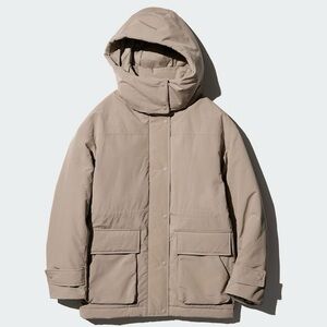 Uniqlo - Hybrid Down Coat - 32 Beige Color - Size S - ID 469899 - NWT